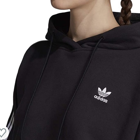 Adidas Original Women's Cropped Sweatshirt - Picture 2 of 7